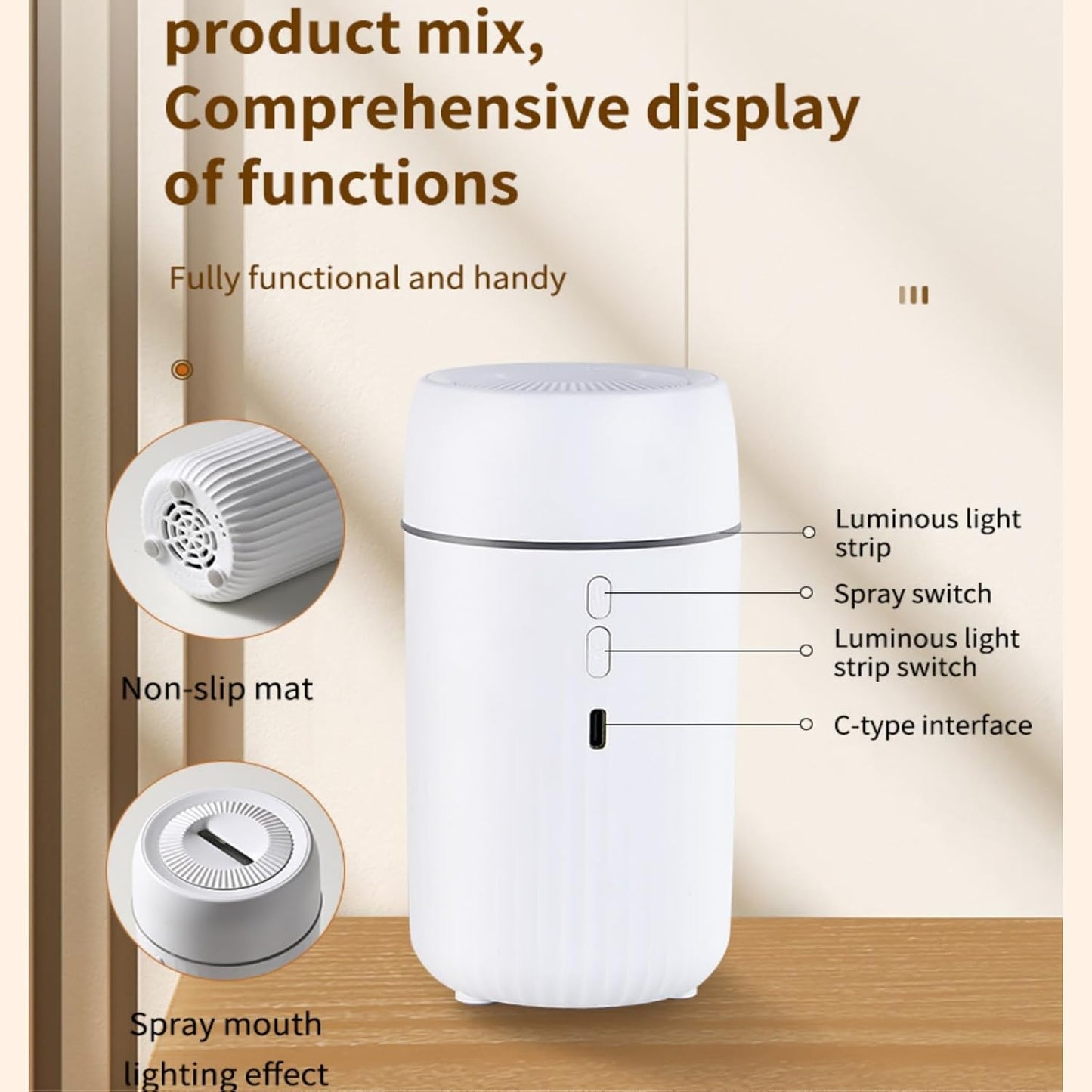 Flame Aroma Diffuser Automatic Sprayer
