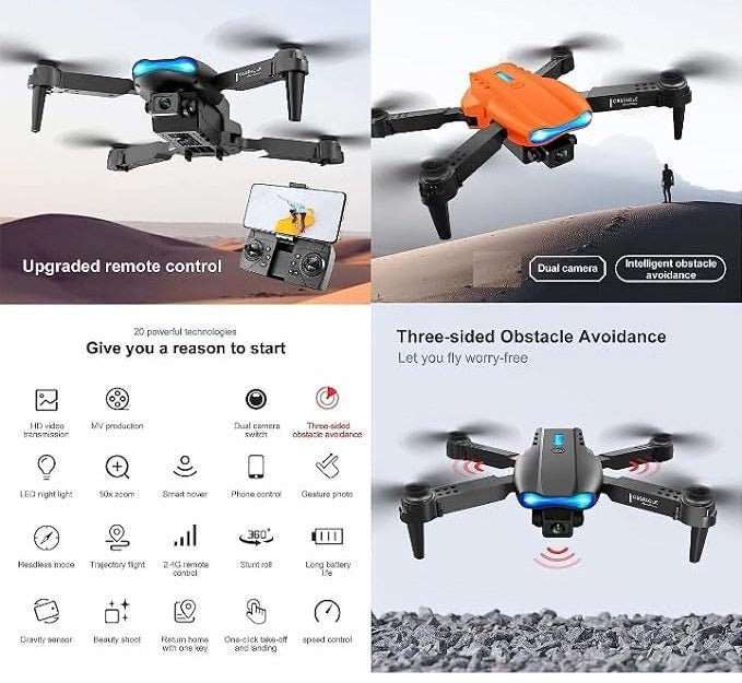 E99 Proffessional HD Camera Drone ⭐⭐⭐⭐⭐
