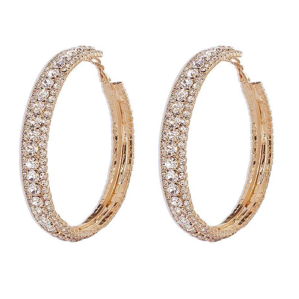 European And American Style Simple Big Ear Ring Women