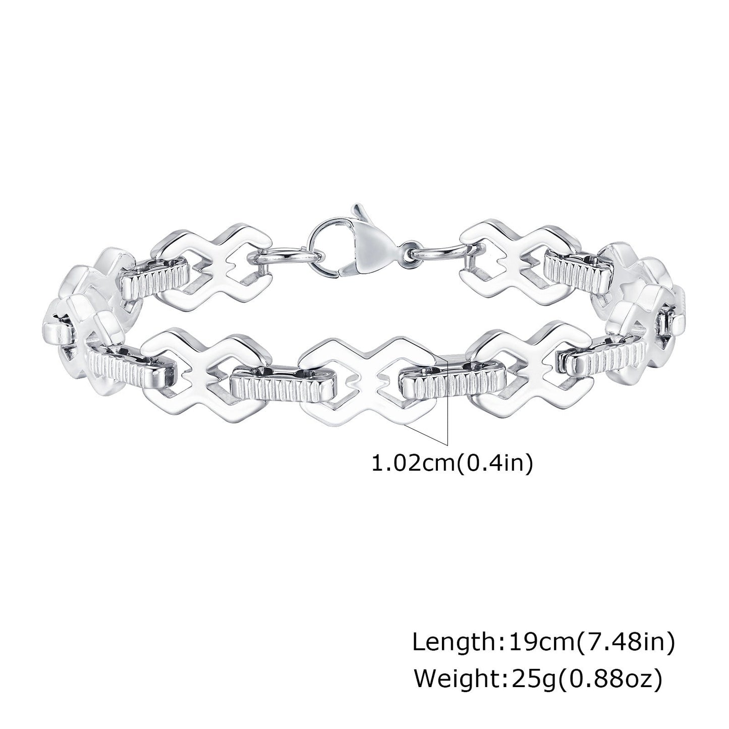 Minimalist Hip Hop Cool Alloy Bracelet