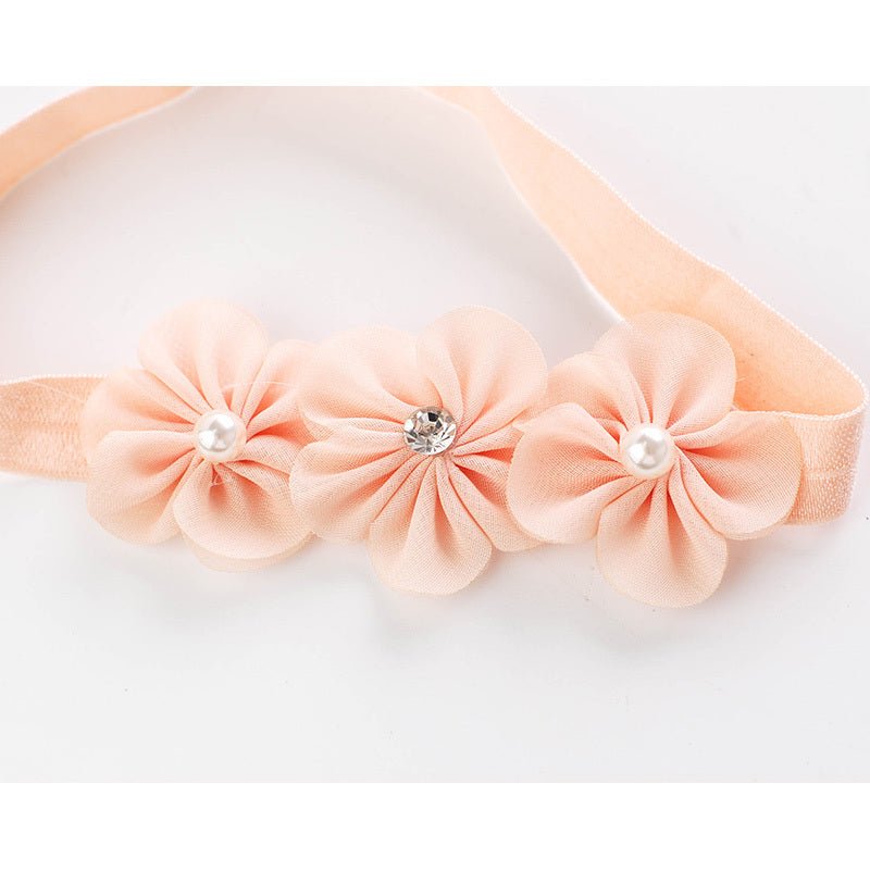 Three Little Plum Blossom Baby Headband